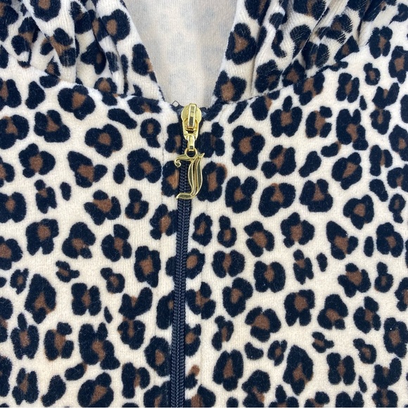 Vintage Y2K Juicy Couture Leopard Print Full Zip Jacket - Picture 3 of 5
